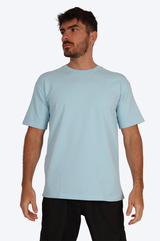 T-SHIRT SIMPLE - BLEU CIEL