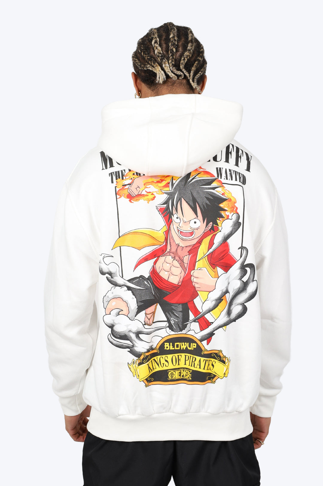 HOODIE "KING OF PIRATES" - BLANC