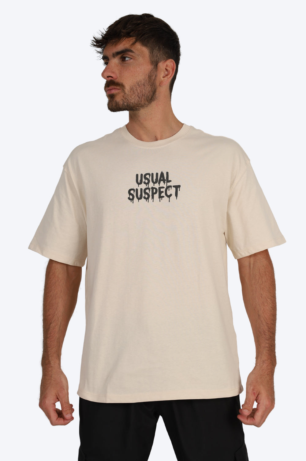 T-SHIRT USUAL SUSPECT - BEIGE