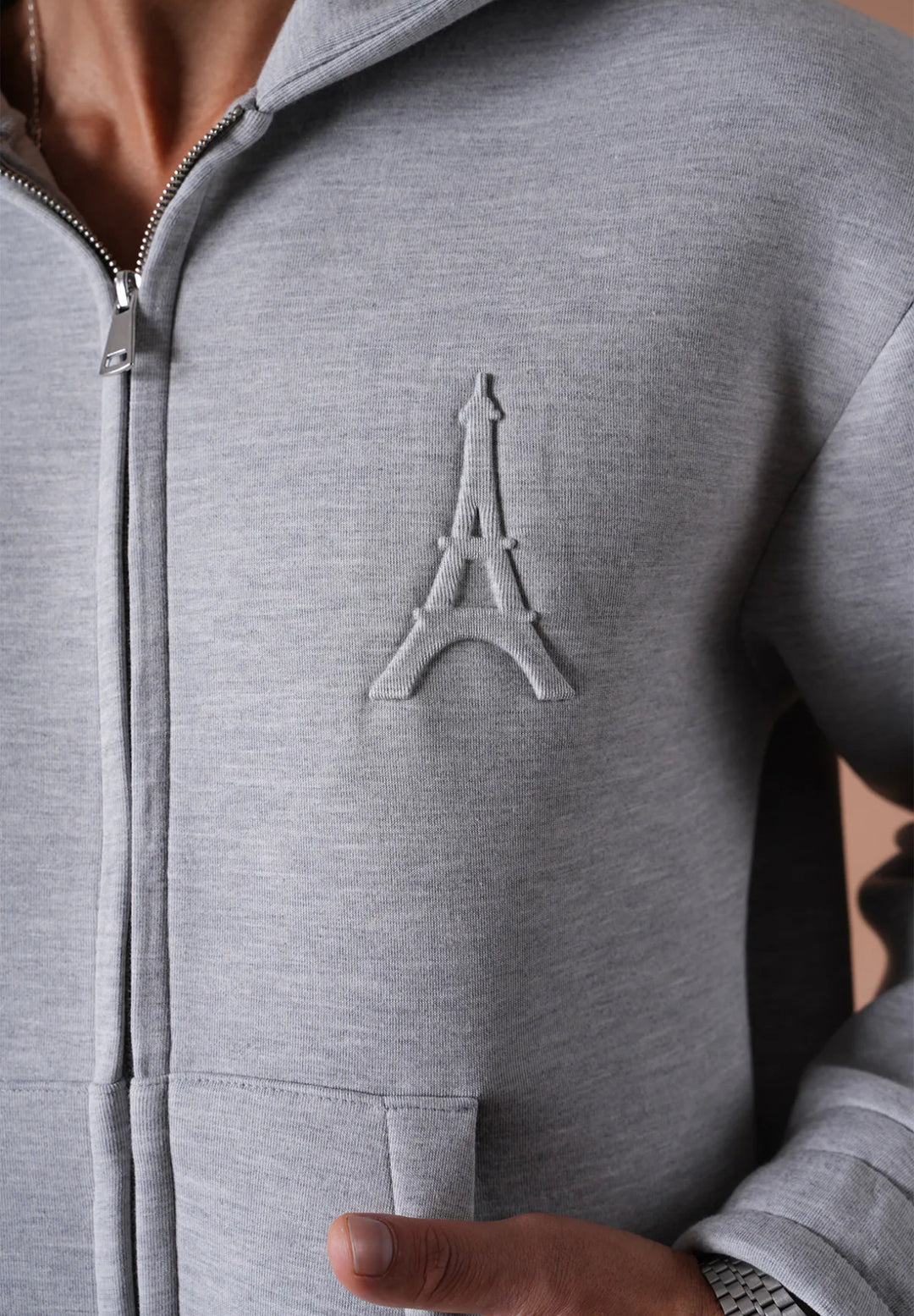 Ensemble chill Zippé Paris - GRIS