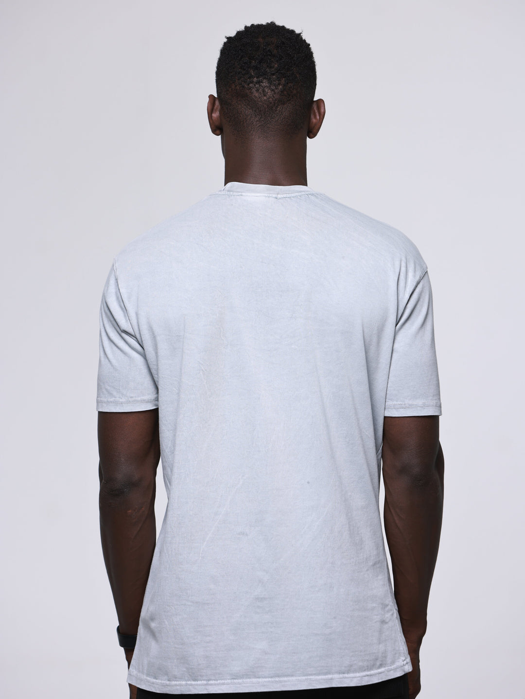 T-SHIRT "UNLOVED" 100% COTON - GRIS