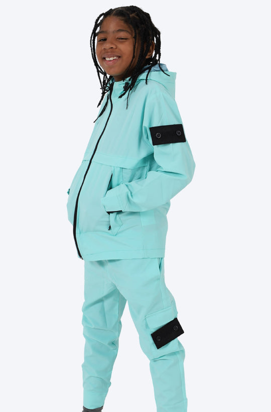 SURVÊTEMENT ALPHA ENFANT - TURQUOISE