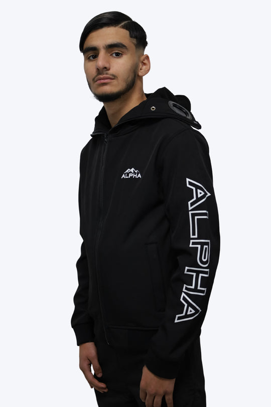 Veste Softshell "ALPHA MOUNTAIN" – Édition Masque Intégré