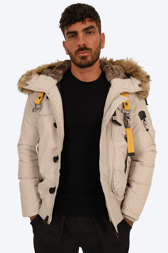 PARKA AVENTURE POLAIRE URBAINE - BLANCHE