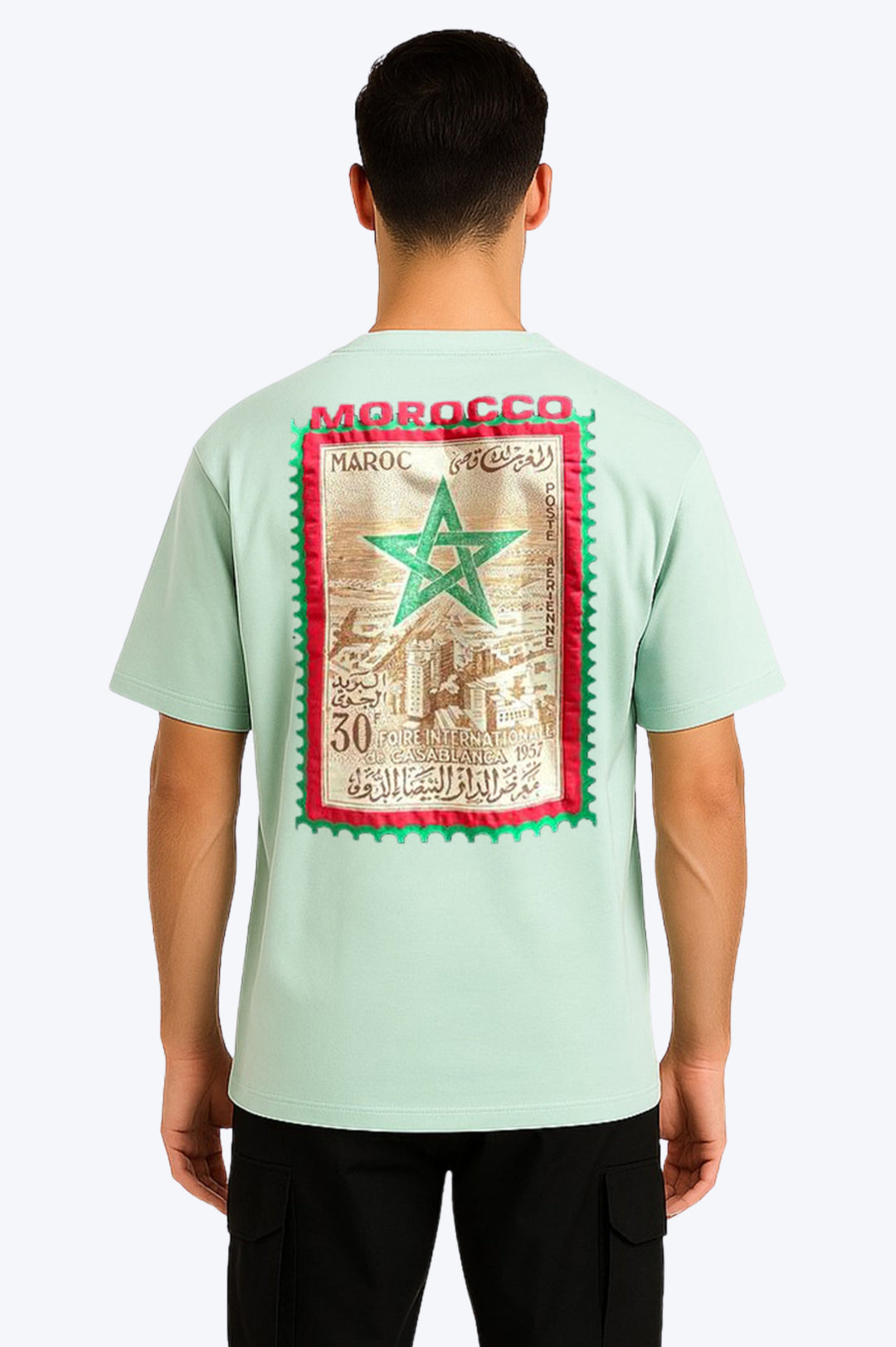 T-shirt Timbre Marocain – Édition Culture & Style