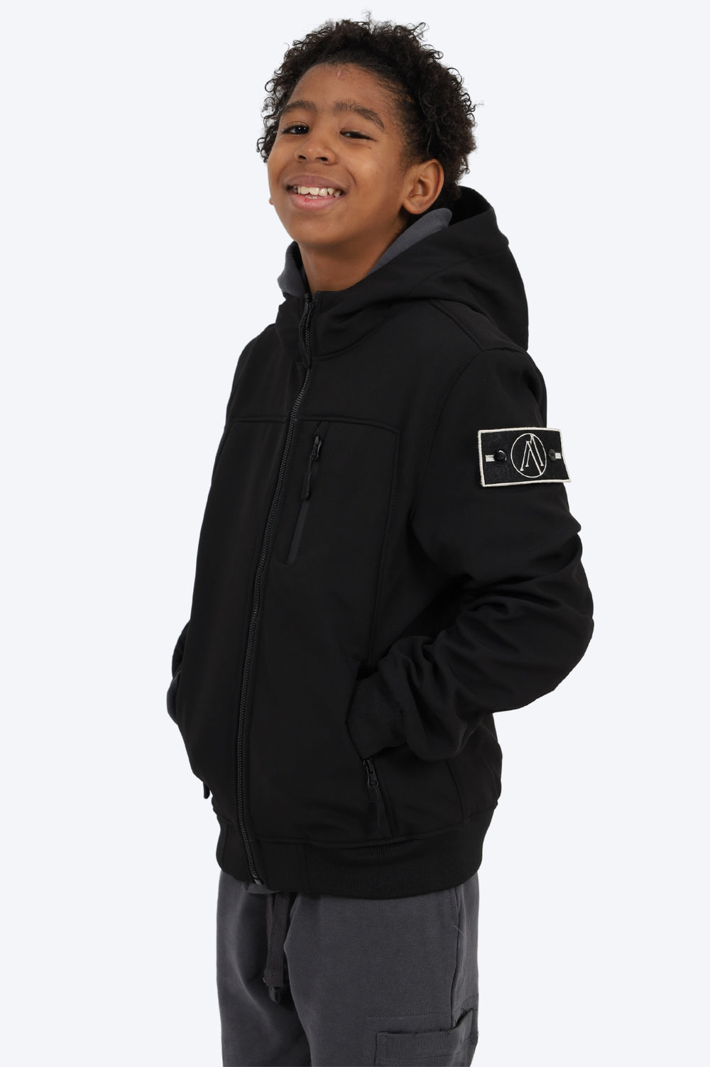 VESTE ALPHA ENFANT - NOIR