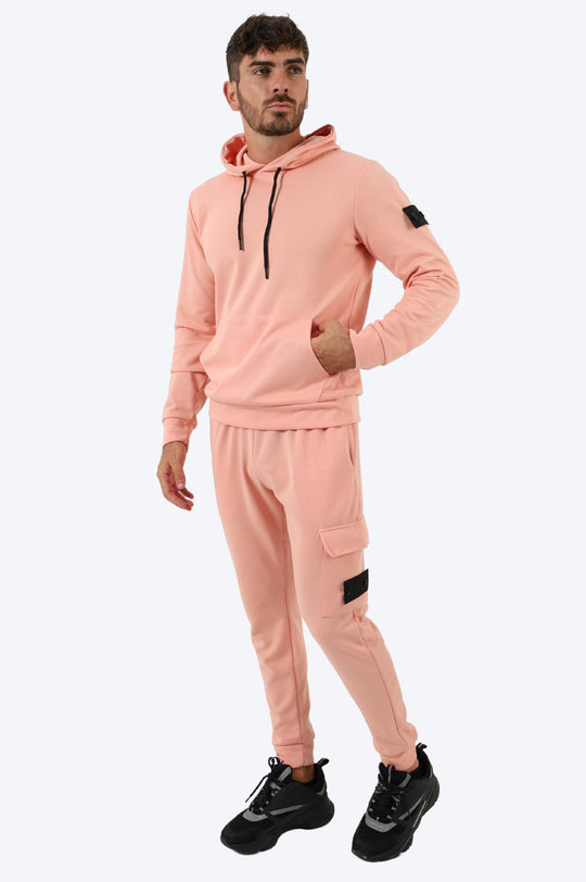 ENSEMBLE STREETWEAR CAPUCHE ALPHA - SAUMON