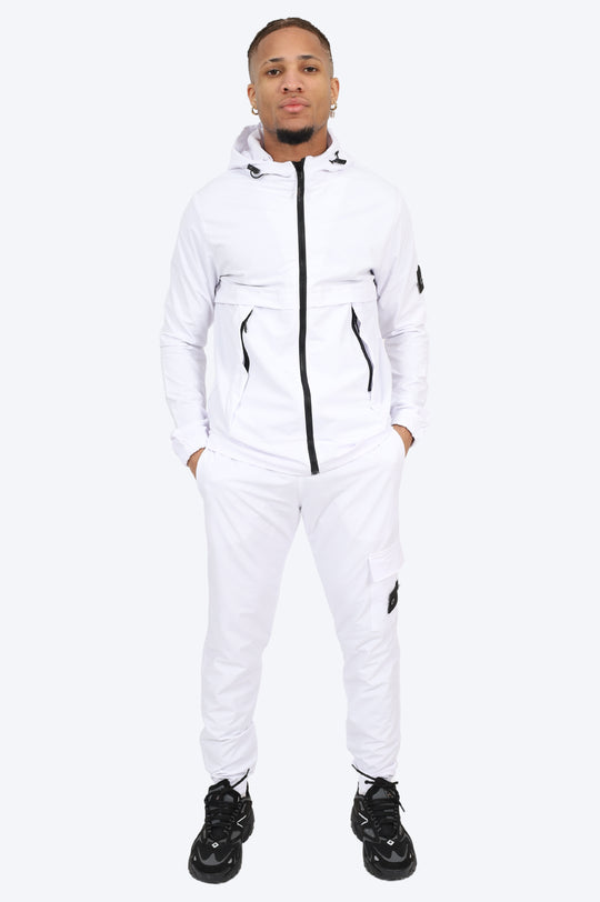 SURVÊTEMENT ALPHA VESTE ET PANTALON - BLANC