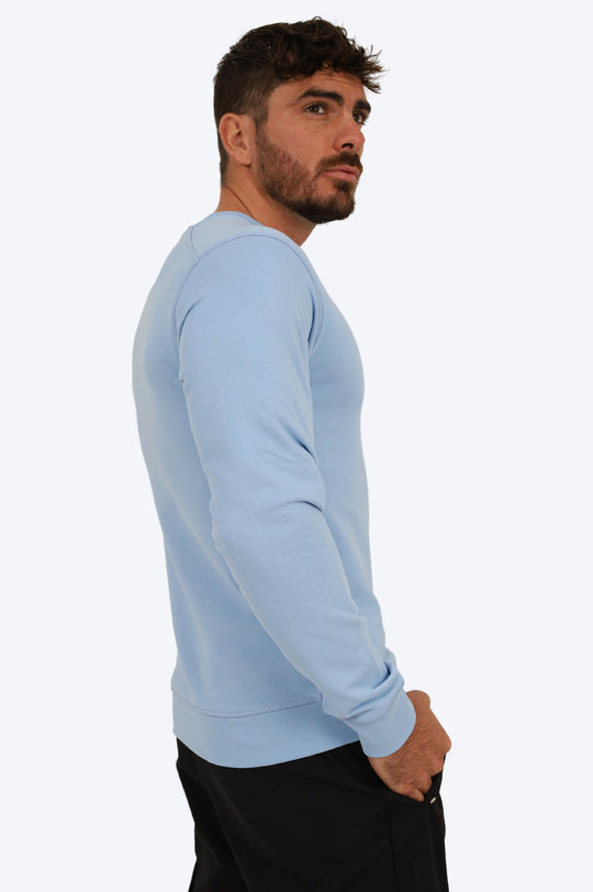 PULLOVER ALPHA URBAN-COMFORT - BLEU CIEL