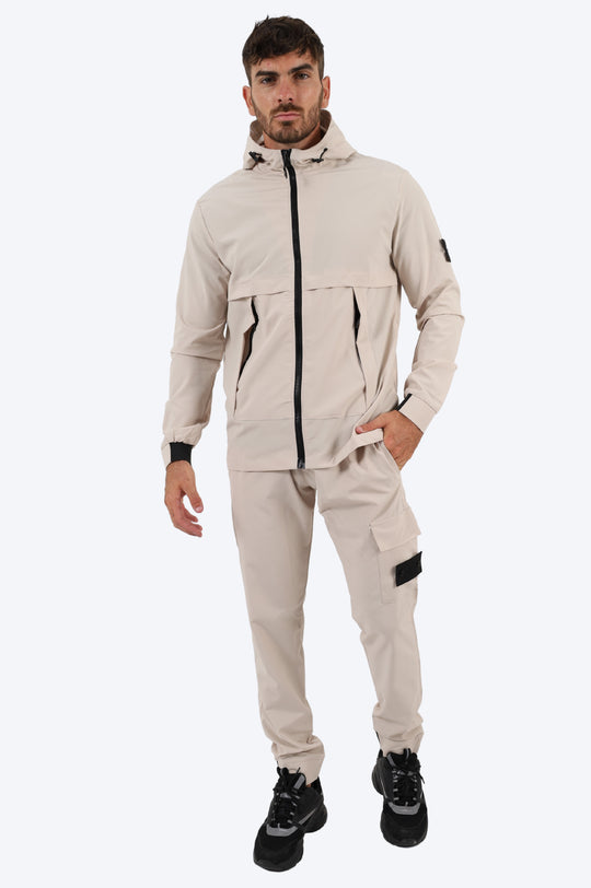 SURVÊTEMENT ALPHA VESTE ET PANTALON - BEIGE