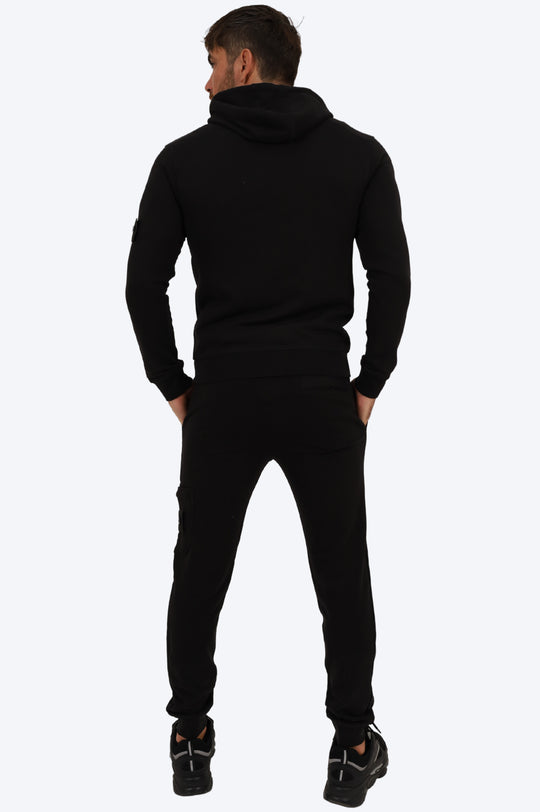 ENSEMBLE SPORTIF ALPHA 100% COTON - NOIR