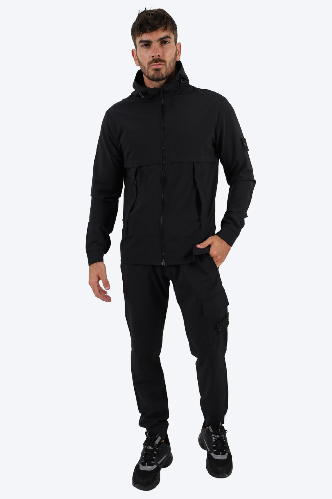 SURVÊTEMENT ALPHA VESTE ET PANTALON - NOIR