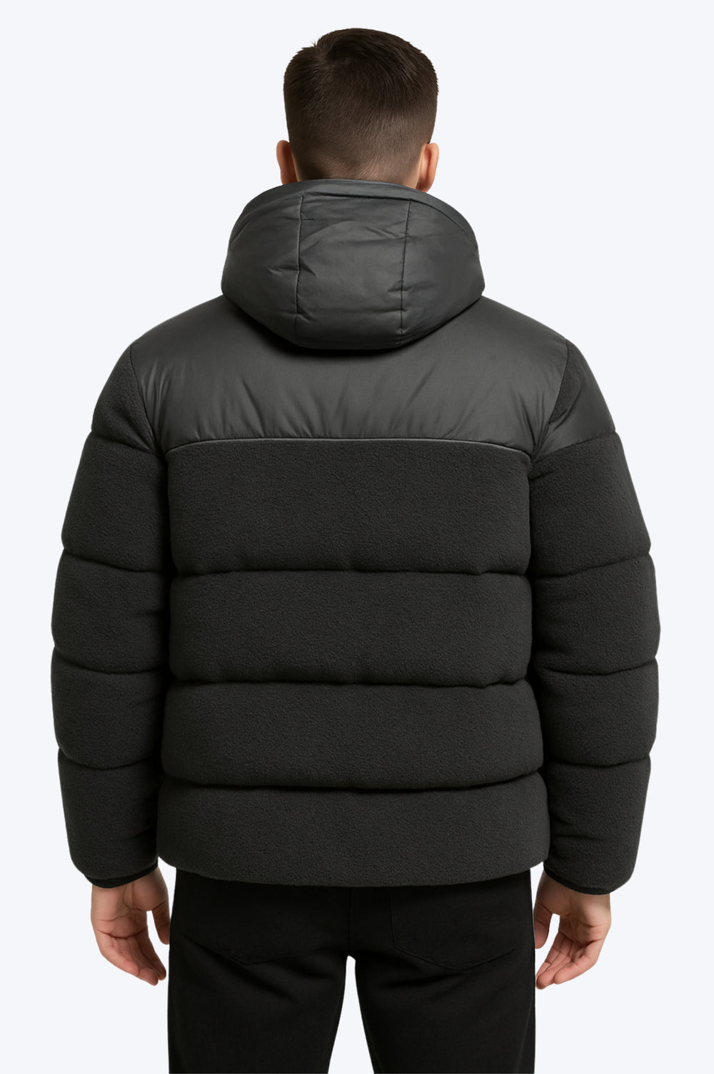 Doudoune Sherpa Confort Zippée - NOIR