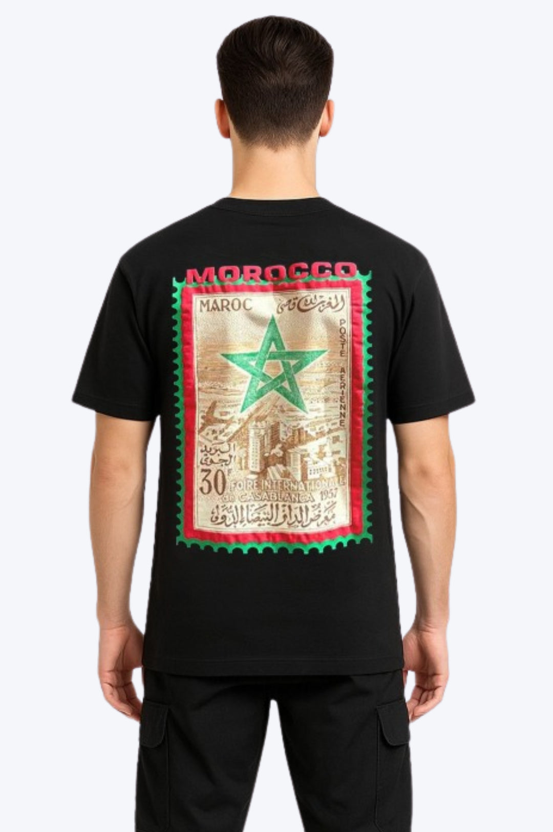 T-shirt Timbre Marocain – Édition Culture & Style