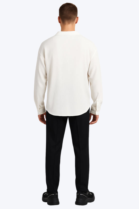 CHEMISE "SIGNATURE ÉLÉGANCE" - BLANC
