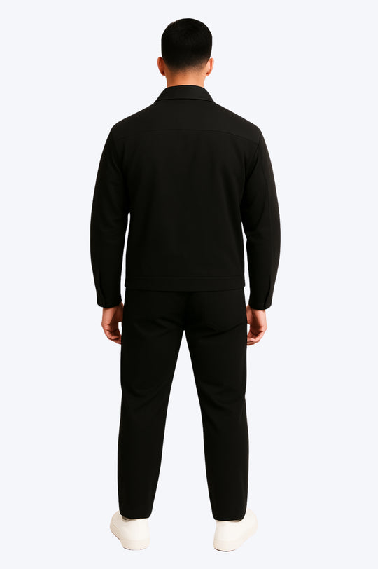 Ensemble Alpha à Col Chemise – Style Casual