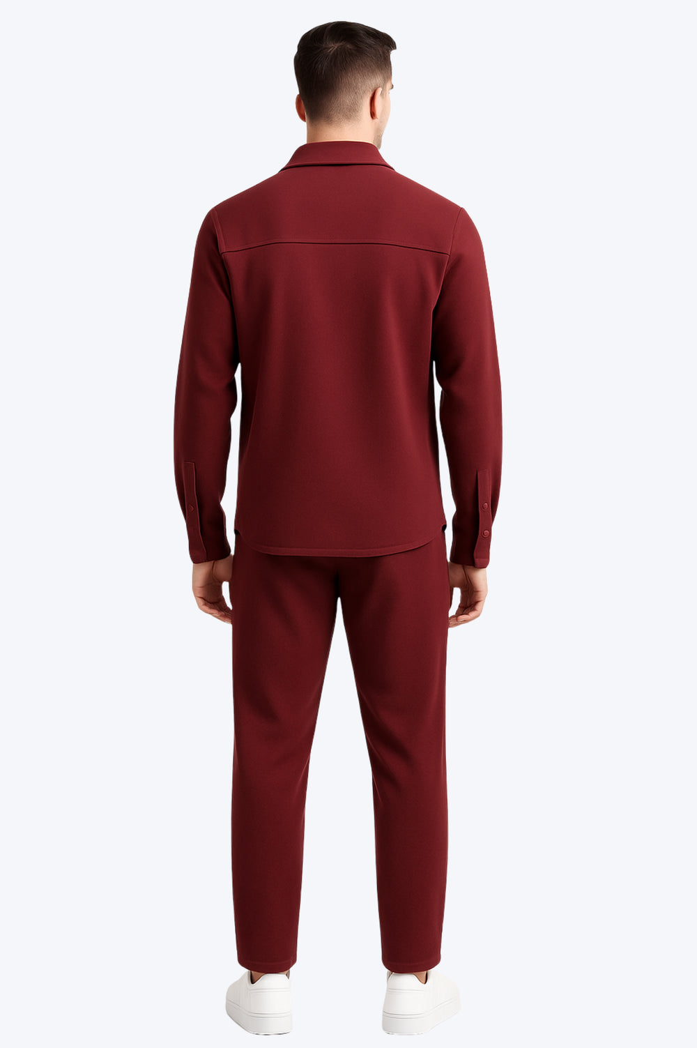 Ensemble Surchemise & Pantalon- BORDEAUX