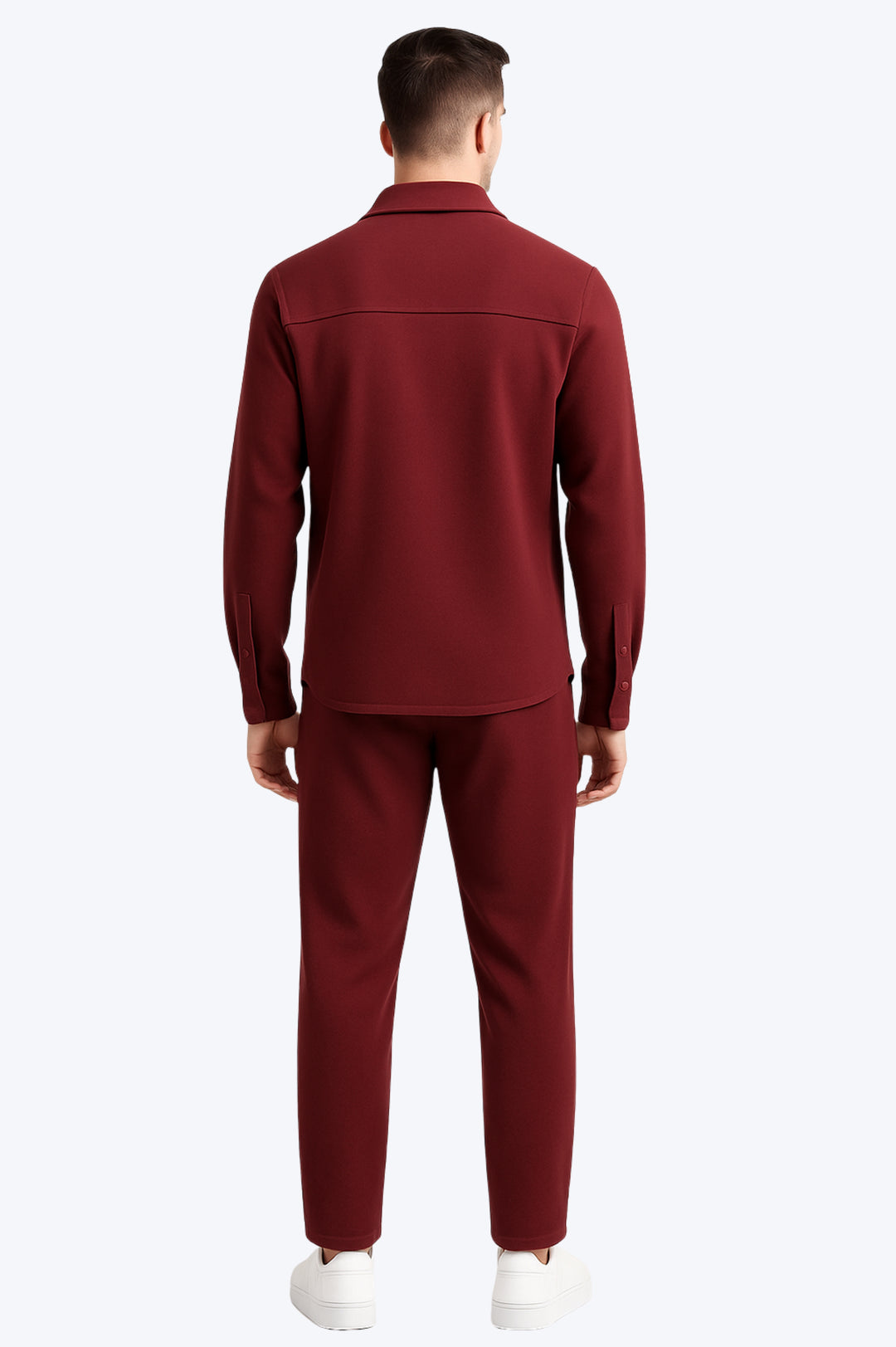 Ensemble Surchemise & Pantalon- BORDEAUX