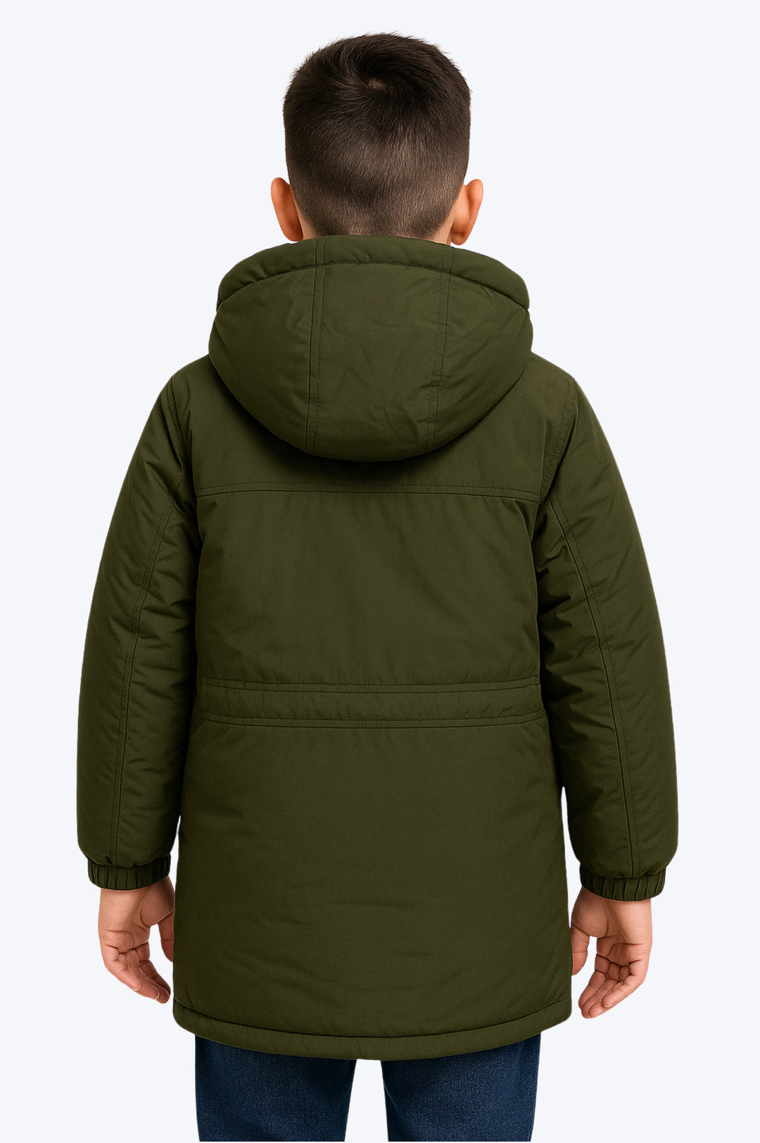 Doudoune Sherpa Junior Longue - VERT KAKI