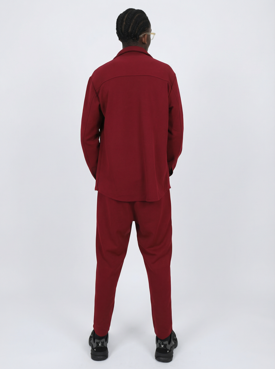 Ensemble Surchemise & Pantalon- BORDEAUX