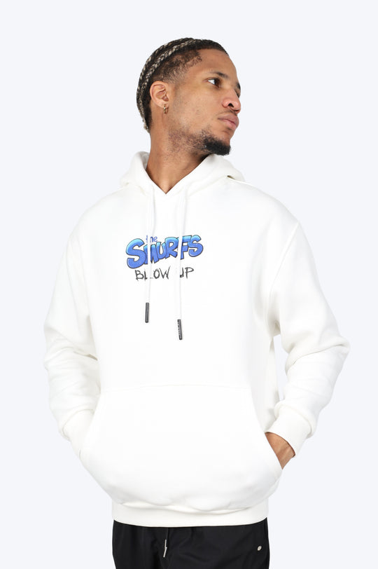 HOODIE "SMURF STYLE" - BLANC