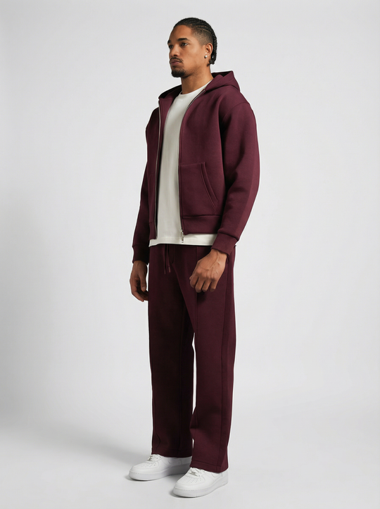 Ensemble chill Zippé - Bordeau