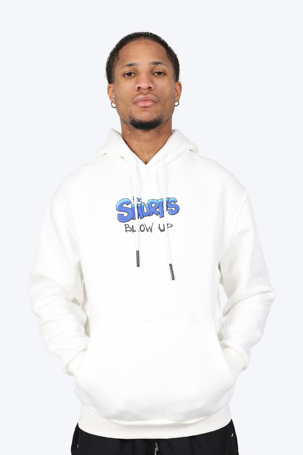 HOODIE "SMURF STYLE" - BLANC