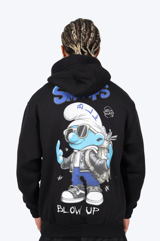 HOODIE "SMURF STYLE" - NOIR