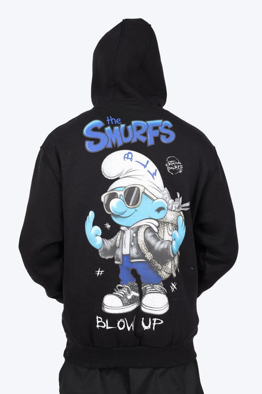 HOODIE "SMURF STYLE" - NOIR