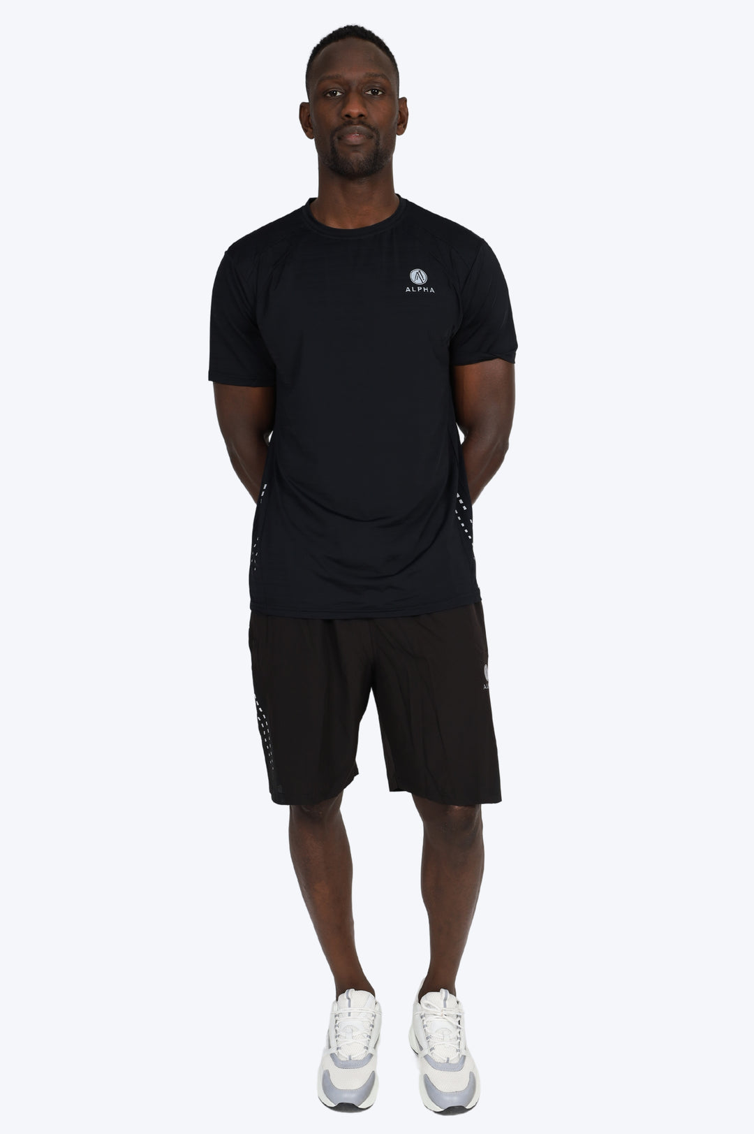 ENSEMBLE SHORT & T SHIRT ALPHA SPORT - FULL BLACK