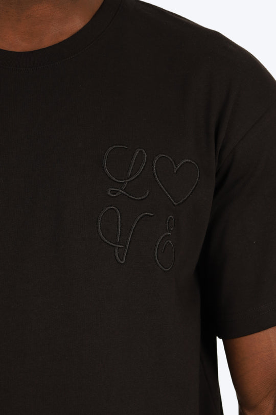 T-SHIRT LOVE - NOIR