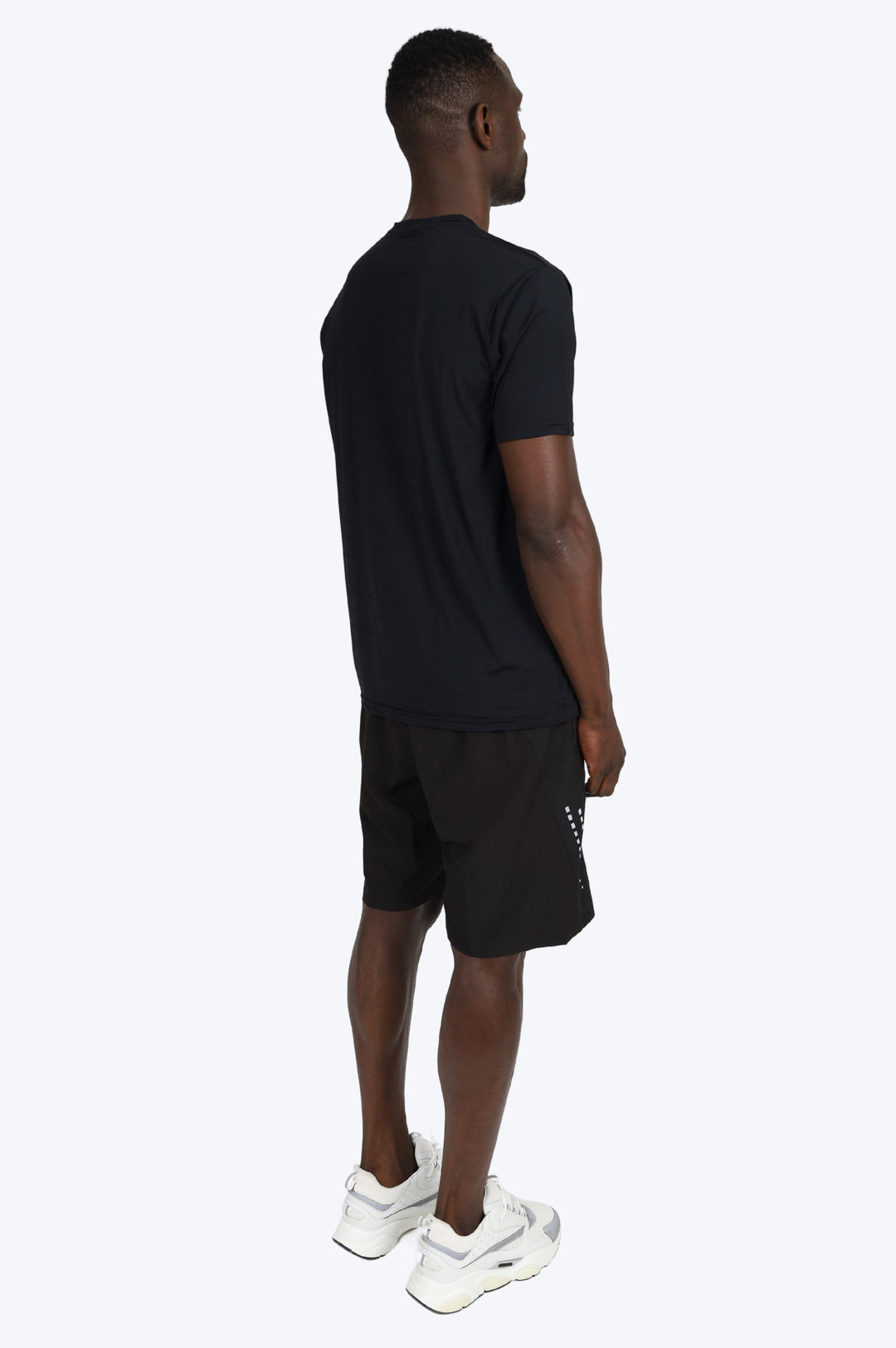 ENSEMBLE SHORT & T SHIRT ALPHA SPORT - FULL BLACK