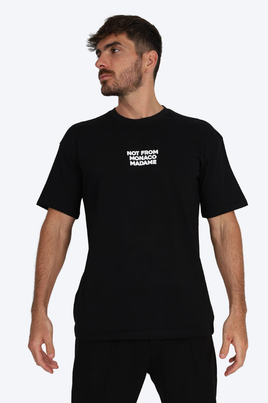 T-SHIRT MONACO - NOIR