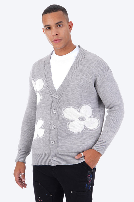 CARDIGAN BUTTERFLY CHARM - GRIS