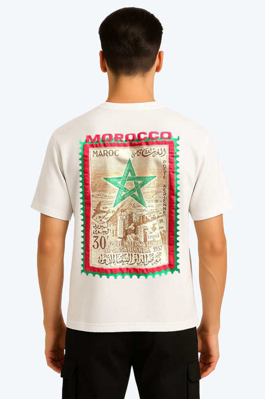 T-shirt Timbre Marocain – Édition Culture & Style