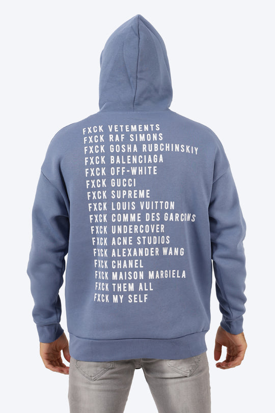 SWEAT "FXCK" BLEU