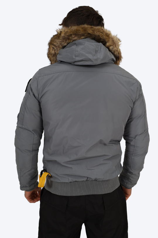 PARKA AVENTURE POLAIRE URBAINE - GRIS