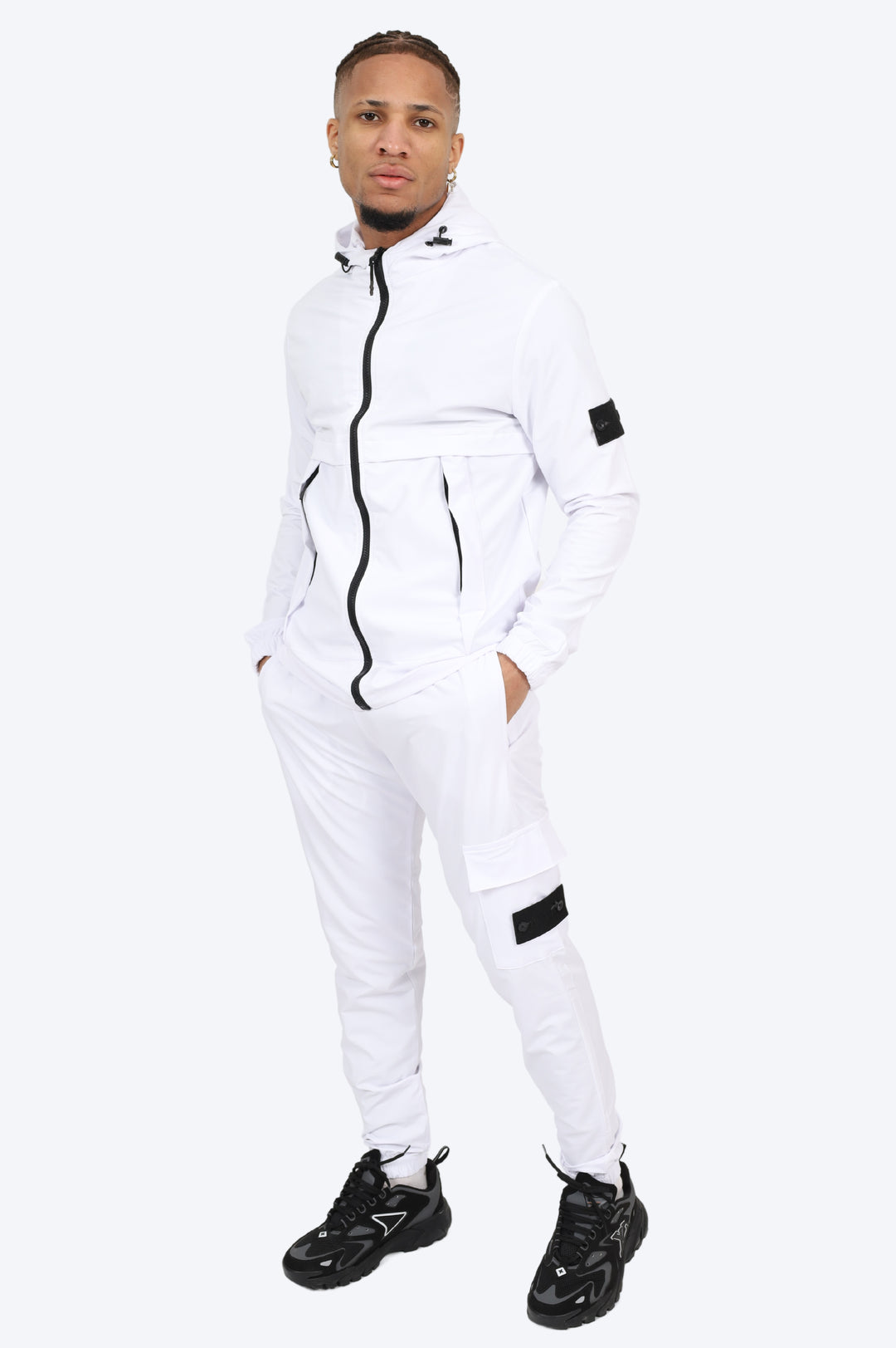 SURVÊTEMENT ALPHA VESTE ET PANTALON - BLANC