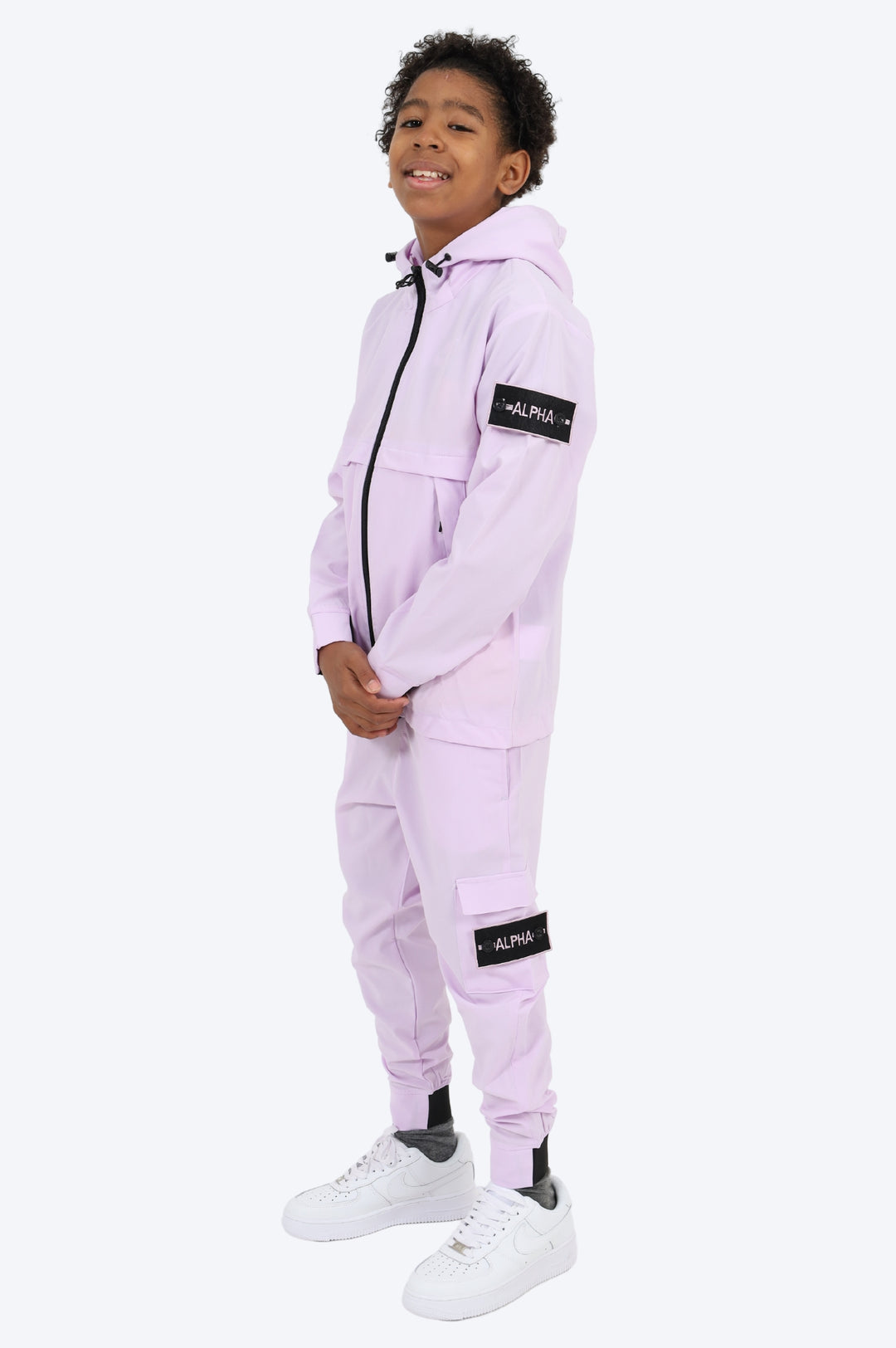 SURVÊTEMENT ALPHA ENFANT VESTE ET PANTALON - VIOLET