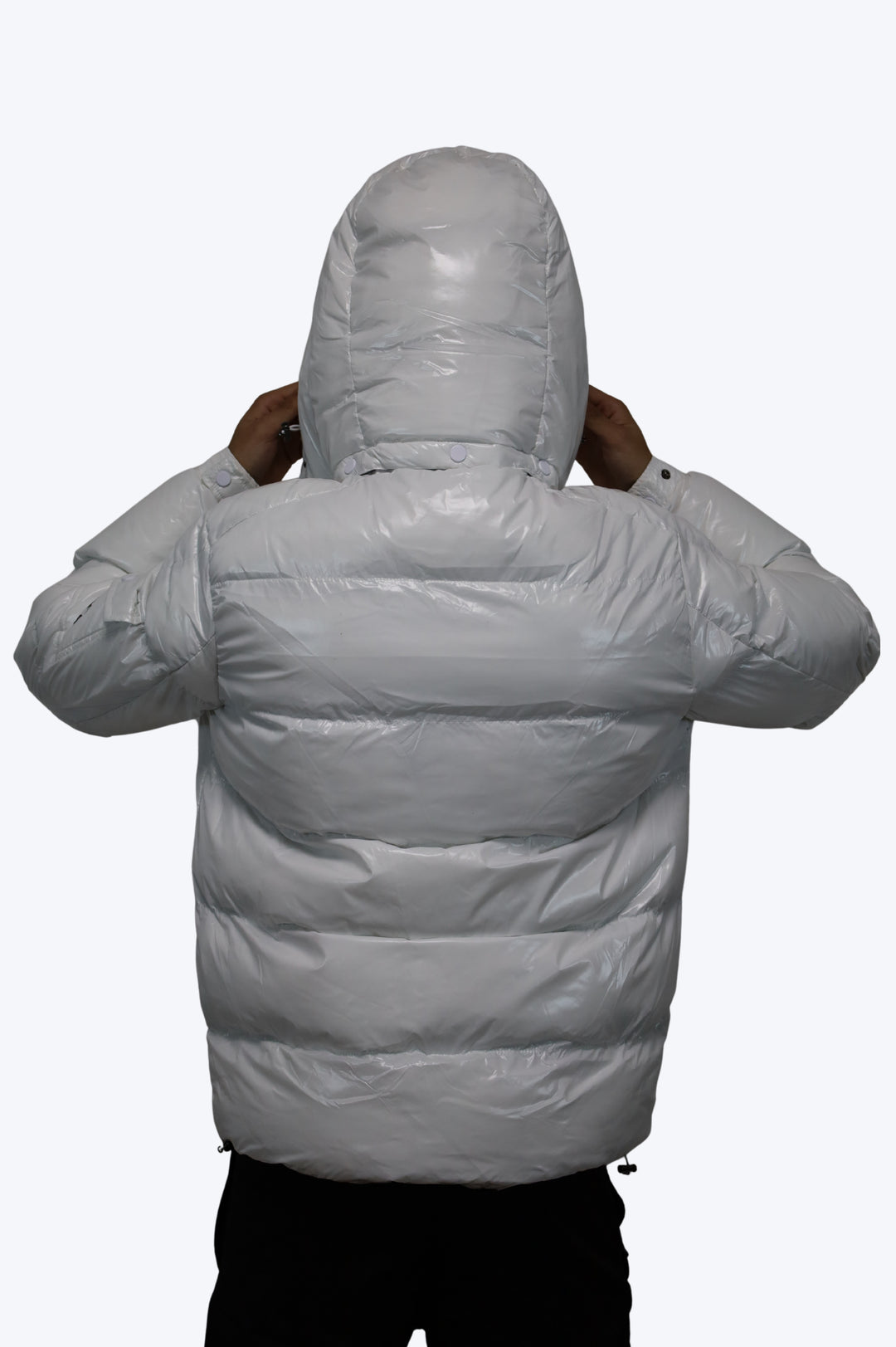 Doudoune Homme Hiver ALPHA – Modèle Blanc Glacier Brillant