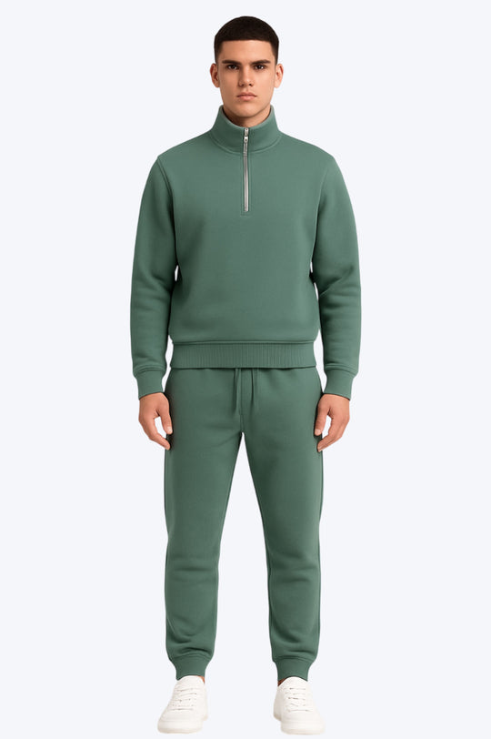 Ensemble Sportwear Zippé Homme - Vert