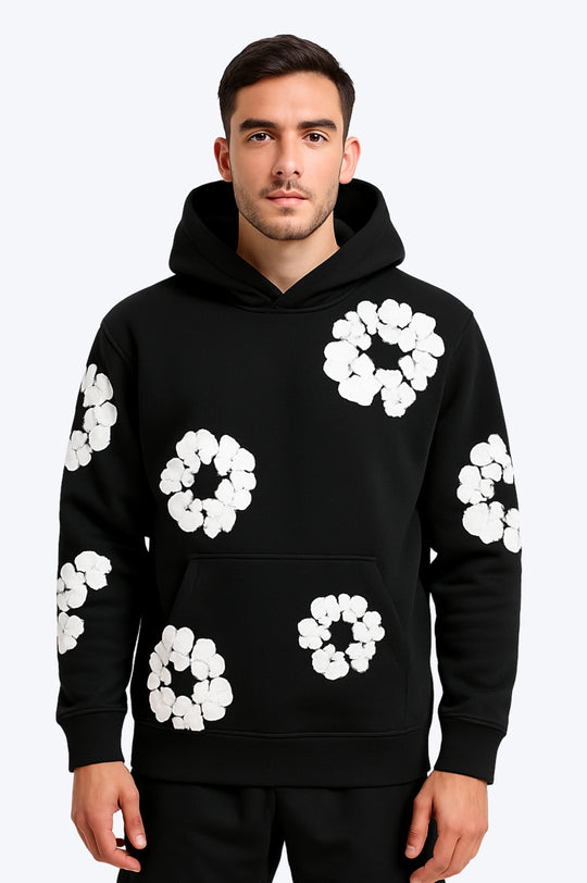 Hoodie Floral Homme – Collection ALPHA