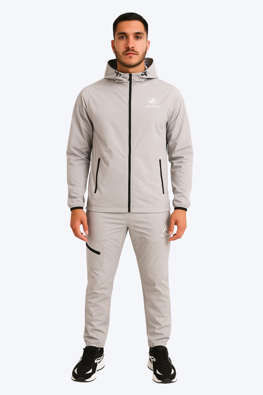 Survêtement technique zippé - GRIS