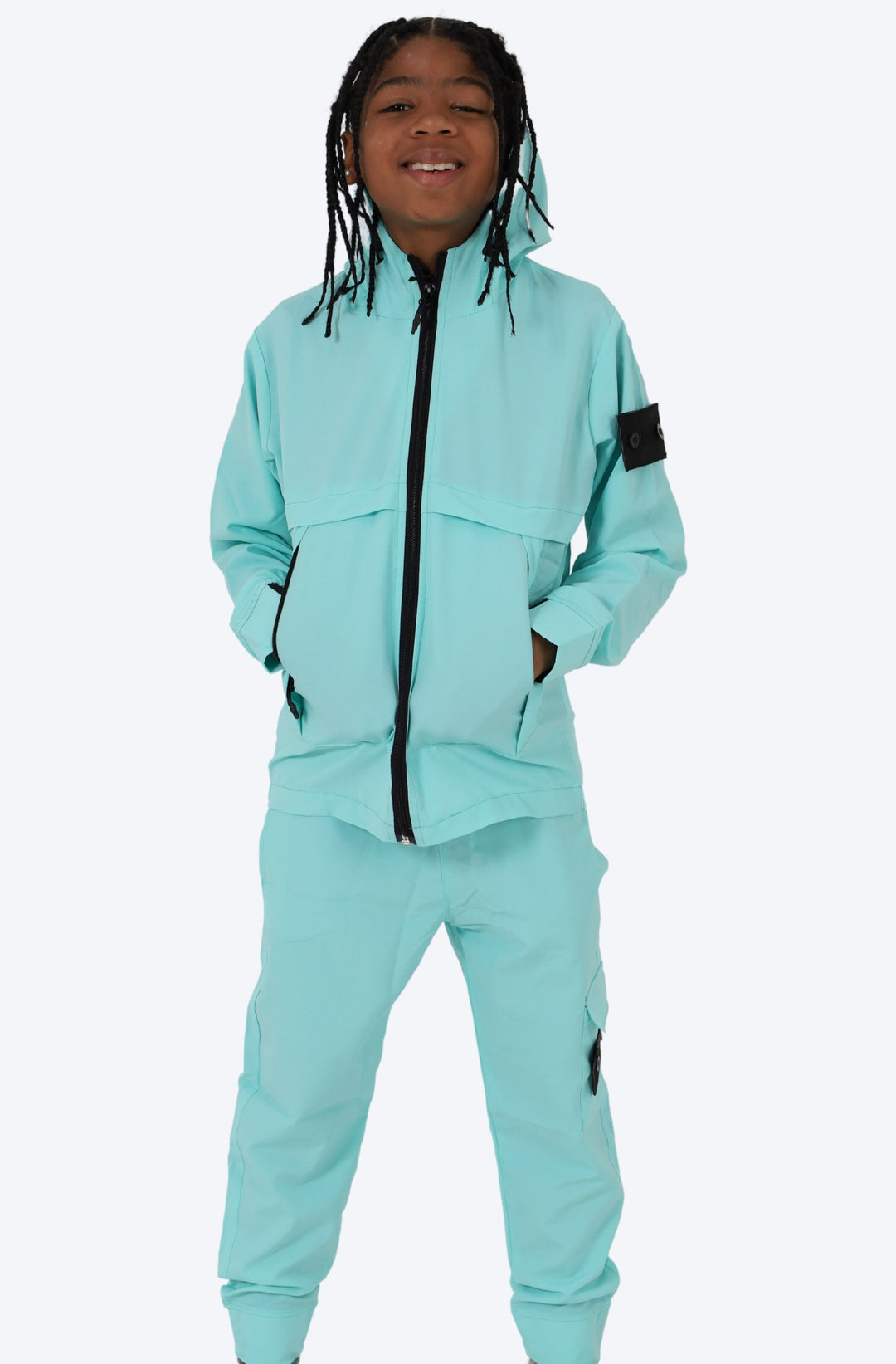 SURVÊTEMENT ALPHA ENFANT - TURQUOISE