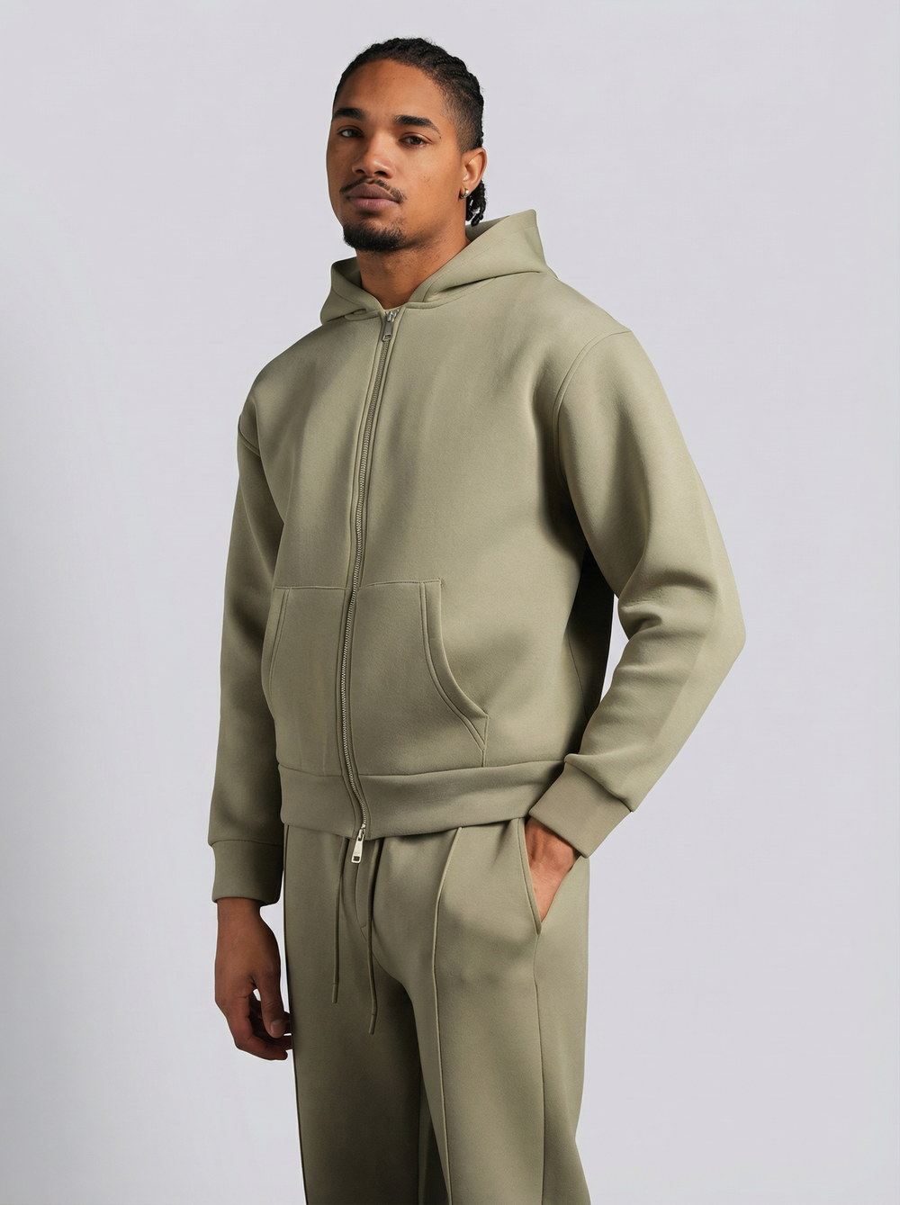 Ensemble Chill Zippé - VERT