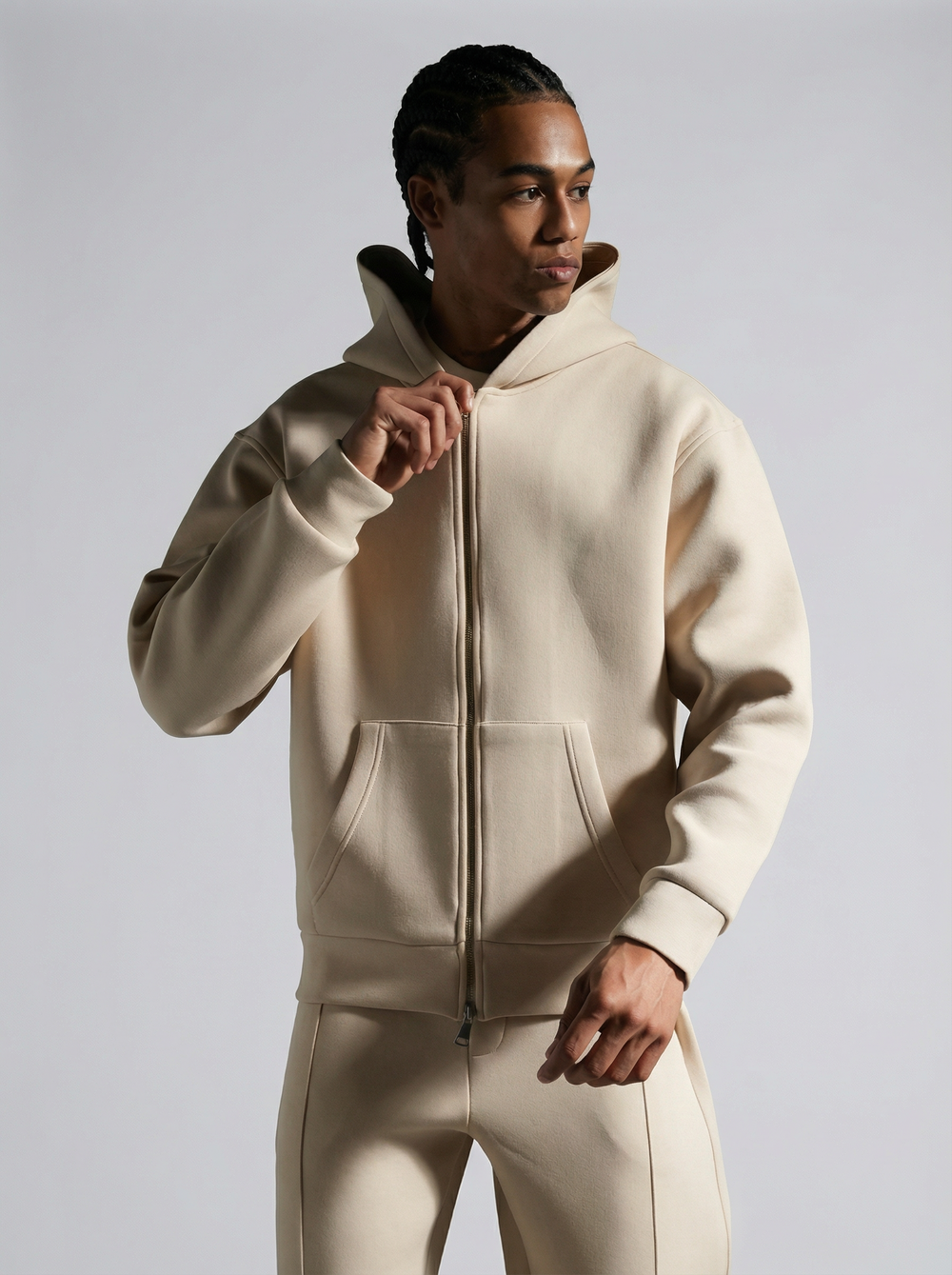 Ensemble Chill Zippé - BEIGE