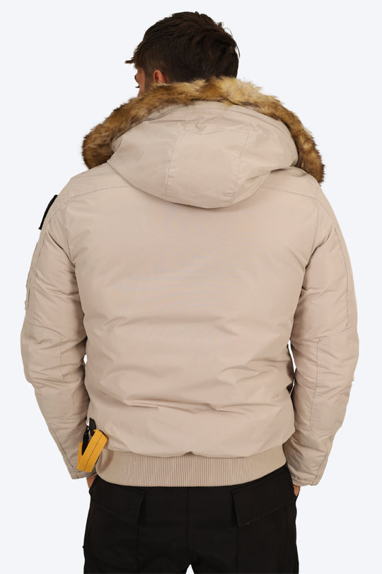 PARKA AVENTURE POLAIRE URBAINE - BLANCHE