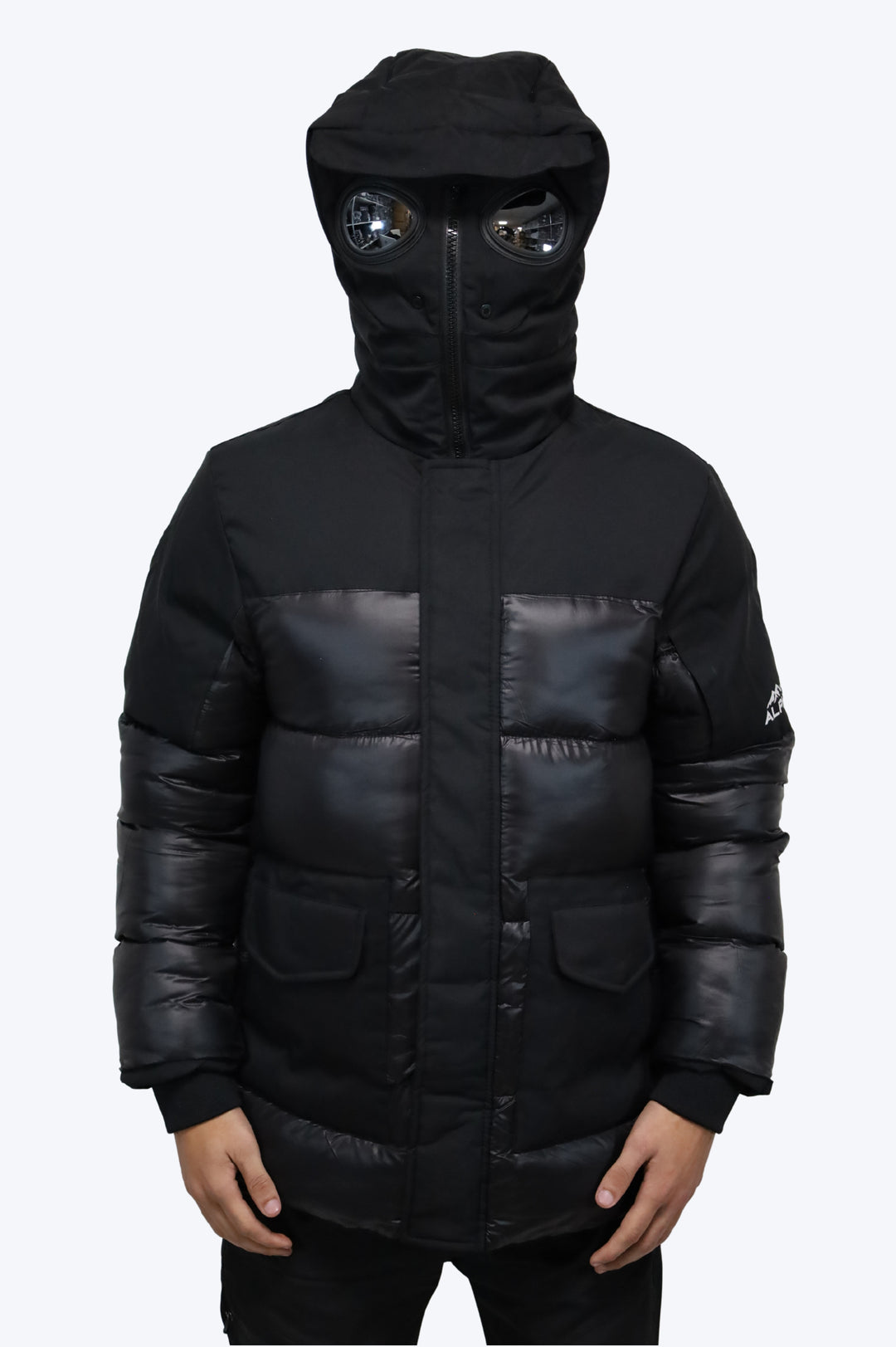 Doudoune Longue ALPHA Homme – Capuche Masque Intégré