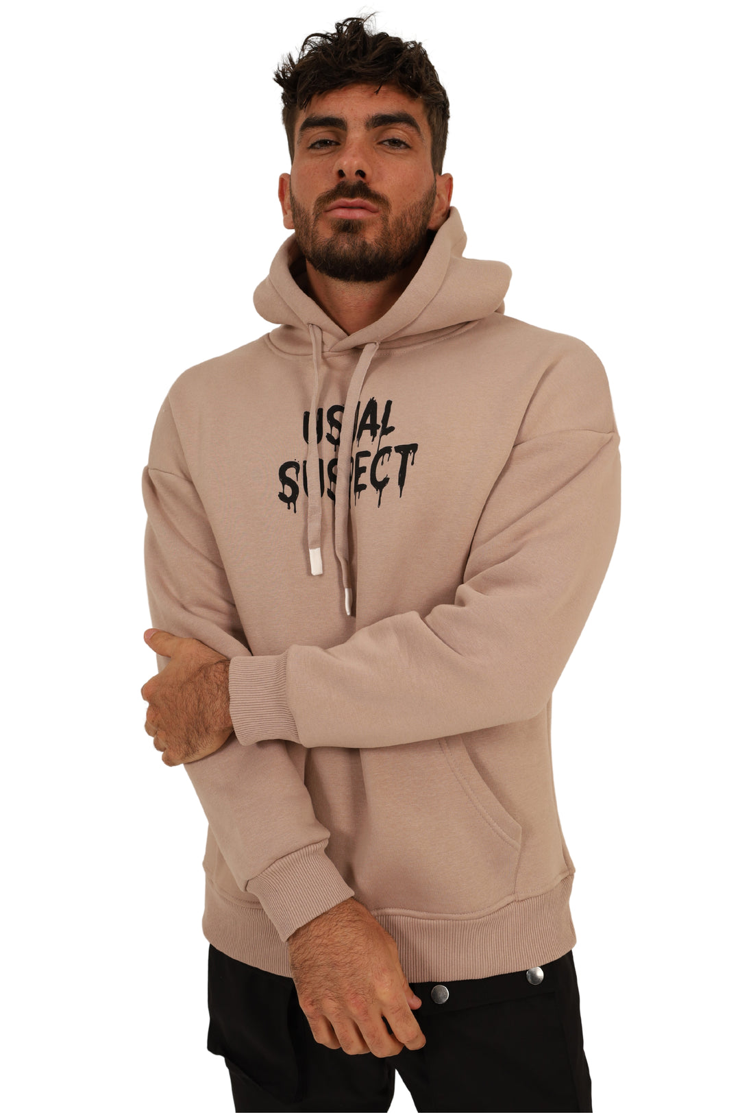 SWEAT "USUAL SUSPECT" BEIGE