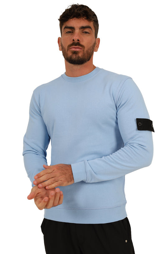 PULLOVER ALPHA URBAN-COMFORT - BLEU CIEL